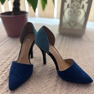 Chic Blue and Teal Heels